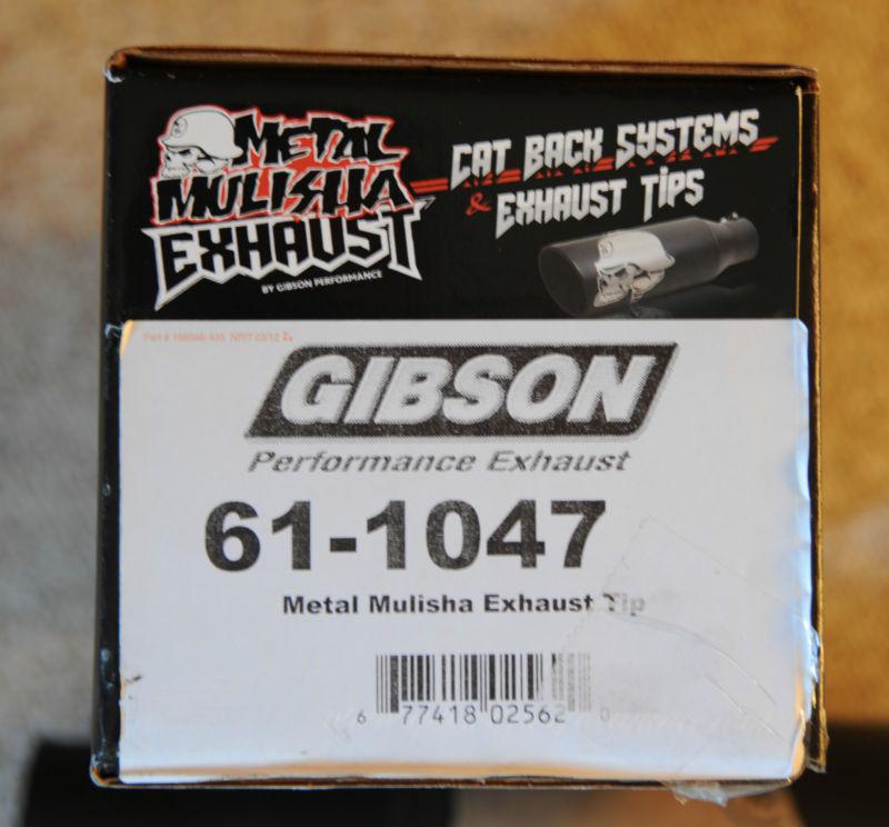 Two (2) gibson performance exhaust tips  new in box!