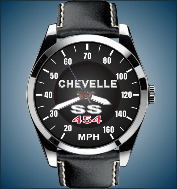 1970 1971 1972 1973 1974 chevelle ss 454 malibu chevy speedometer leather watch