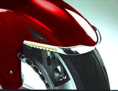 Martini front fender led accent by show chrome - '01-'12 goldwing gl1800 1800