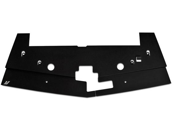 Mishimoto ford mustang air diversion plate, 2005-2009 black 