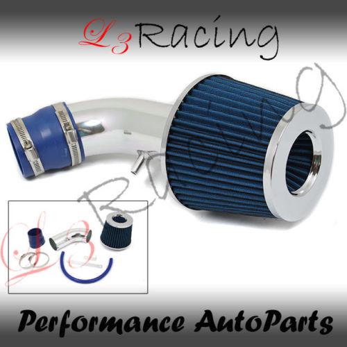 Short ram air intake kit +blue filter for 01-03 hyundai elantra 2.0 l4 