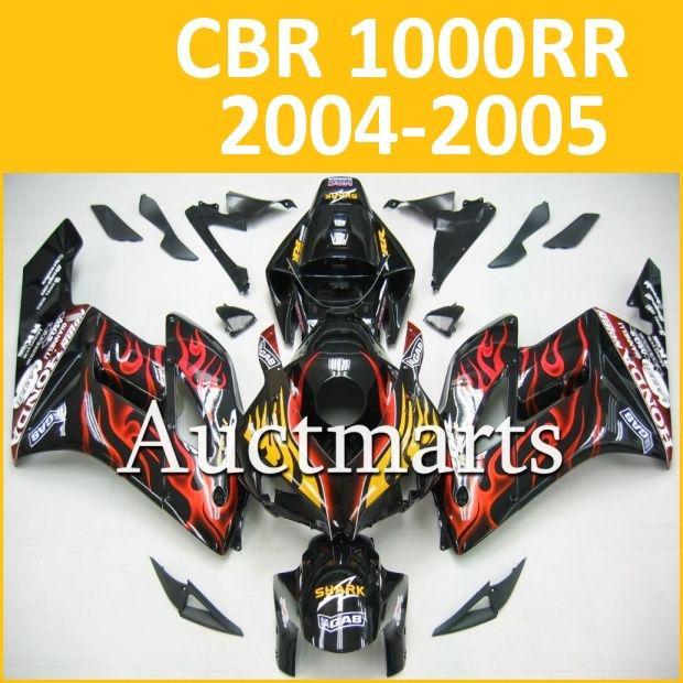 Fit honda 04 05 cbr1000rr cbr 1000 rr 2004 2005 fairing kit abs plastics b13 d23