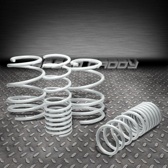 1.9"drop suspension lowering springs/spring 92-01 mit mirage de/es/ls 4g93 white