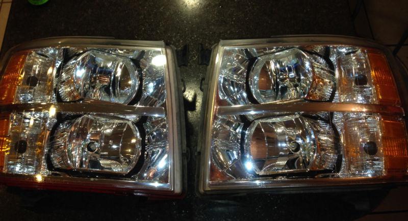 Used 2007-2010 silverado oem headlights