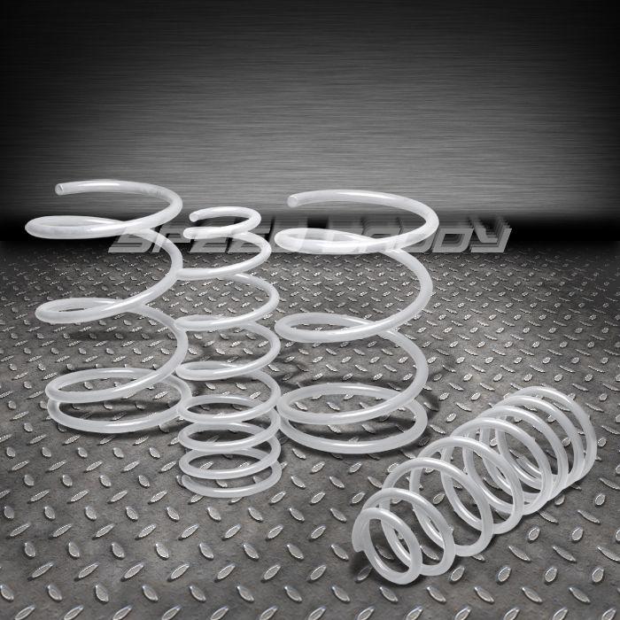 1" drop suspension lowering springs/spring 08-12 mit lancer cy2a 4b11/4b12 white