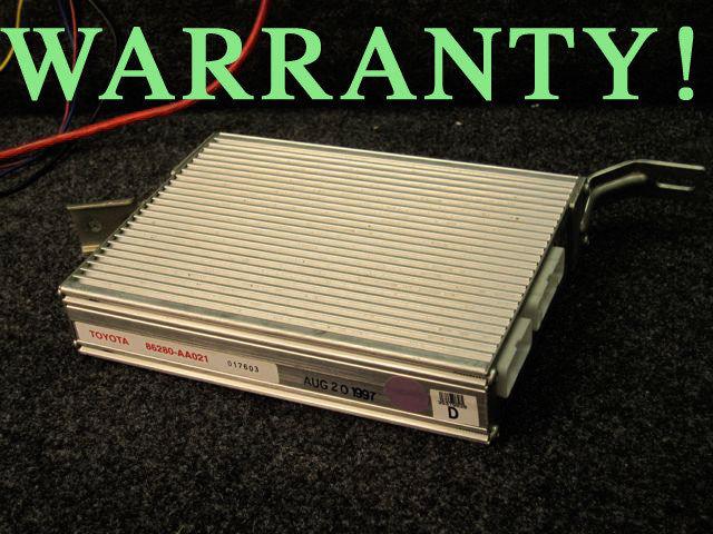 Toyota camry audio amp amplifier 97 98 99 00 01 86280-aa021 wrnty! 8000++fdbks!