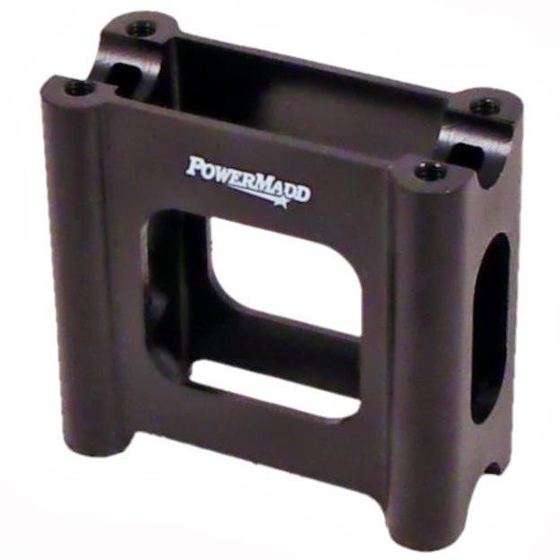 Powermadd snowmobile black 4" pivot style riser block for arctic cat # pm15527