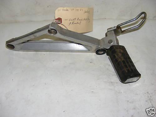 84 honda vf700fs sabre rear foot bracket left vf 700