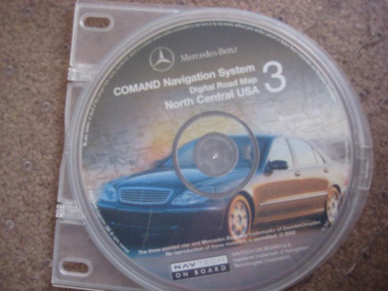 Mercedes benz command navigation system disc3 north central usa