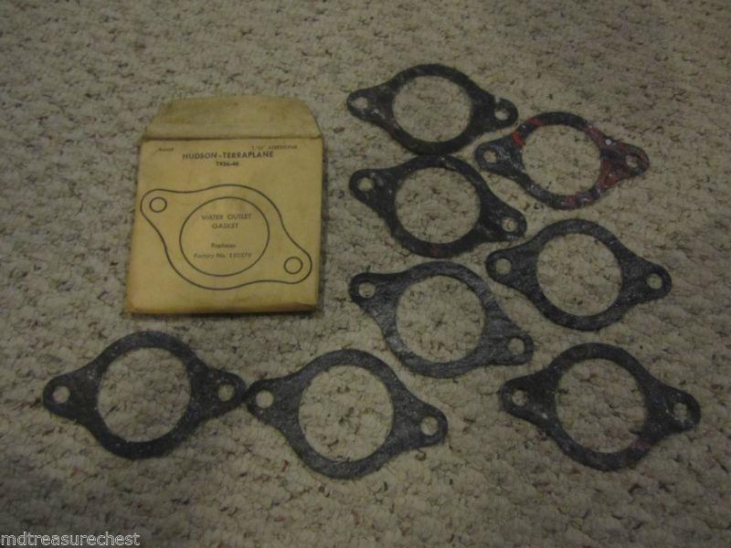 1936-1946 37 38 39 40 41 hudson terraplane water outlet gasket 150379 lot of 8