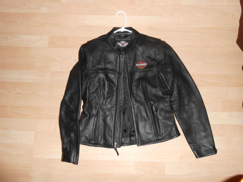 Harley davidson woman's leather jacket size medium