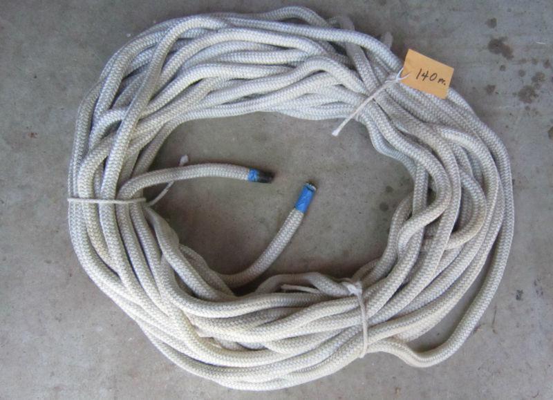 Anchor rope, dock line 3/4" or 5/8"? x 140', braided nylon  good used condition