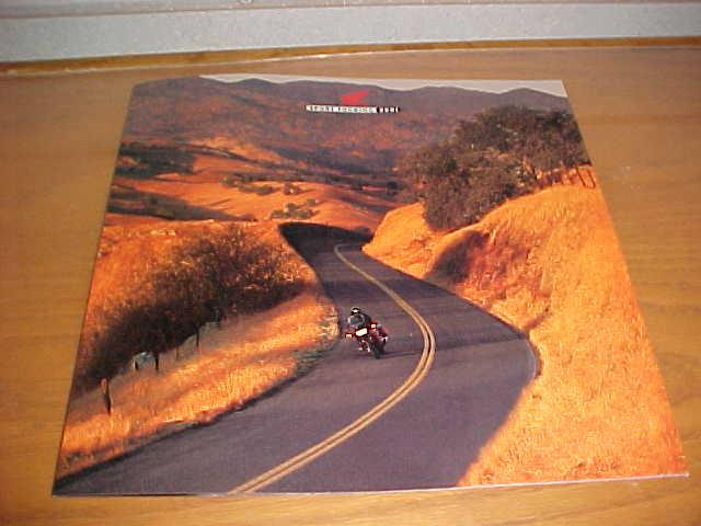 Honda 2001 shadow st 1100 sales brochure new condition $9.99 free shipping