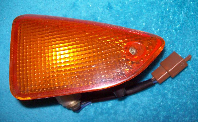 Oem 1981 1992 1993 yamaha fj1200 ae front left turn signal 4ah-83310-00-00