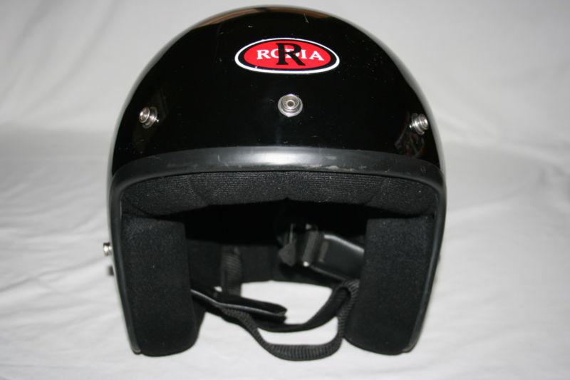 Rodia rmt 10 open face dot helmet - black - size m