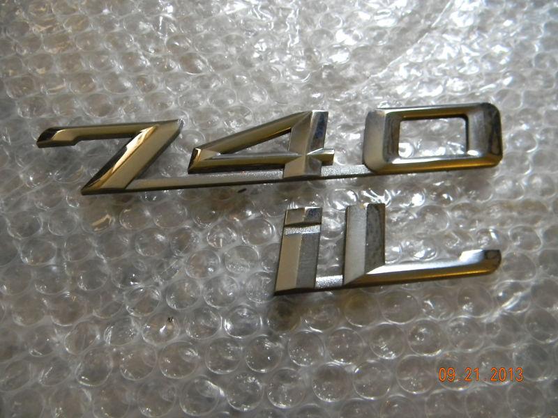 Bmw 740 il trunk emblem  4.99 shipping 3.50  to lower 48