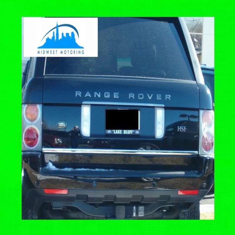 2003-2013 land rover range rover precut chrome trunk tailgate trim molding wrnty