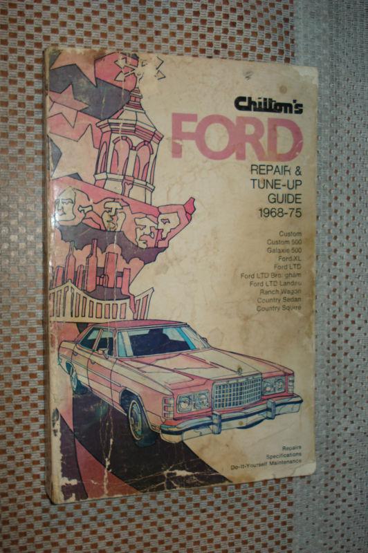 1968-1975 ford shop manual service book 69 70 71 72 73 74 galaxie ltd custom 500