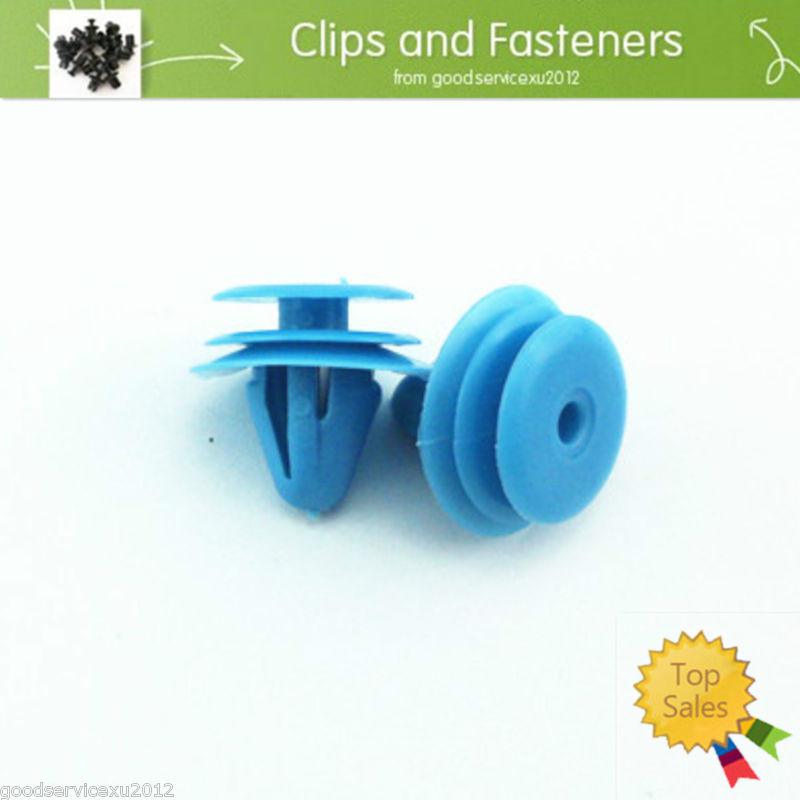 20 x trim panel blue clip fastener rivet retainer clips for hyundai 82315-27000