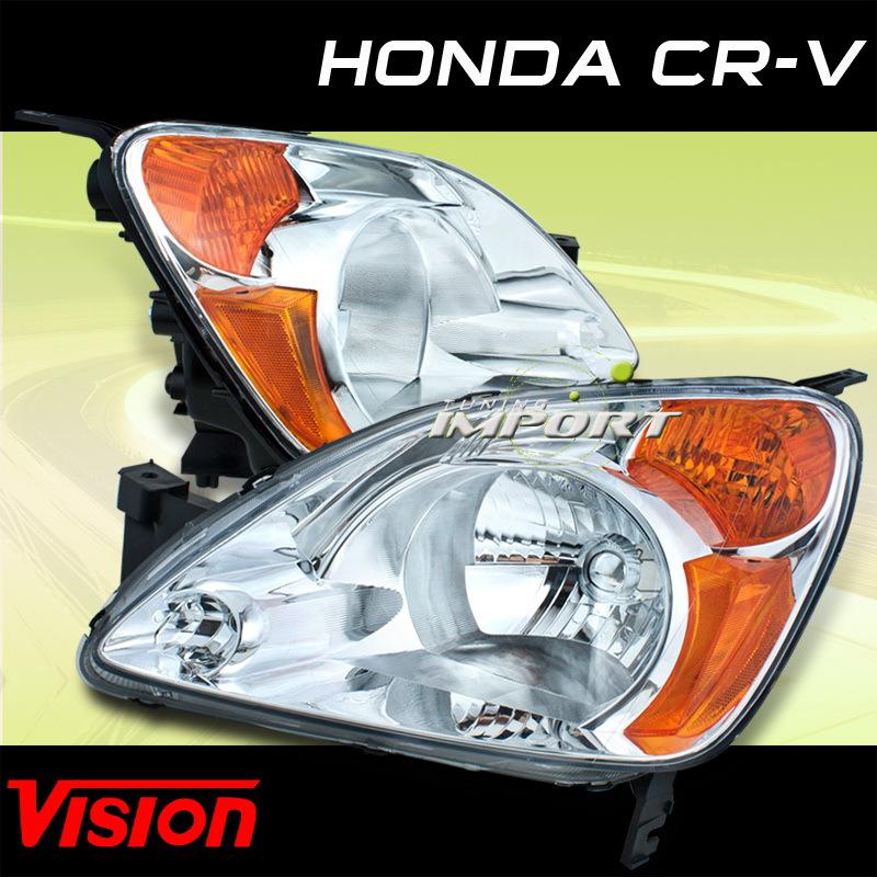 Vision honda crv pair left right headlight assembly