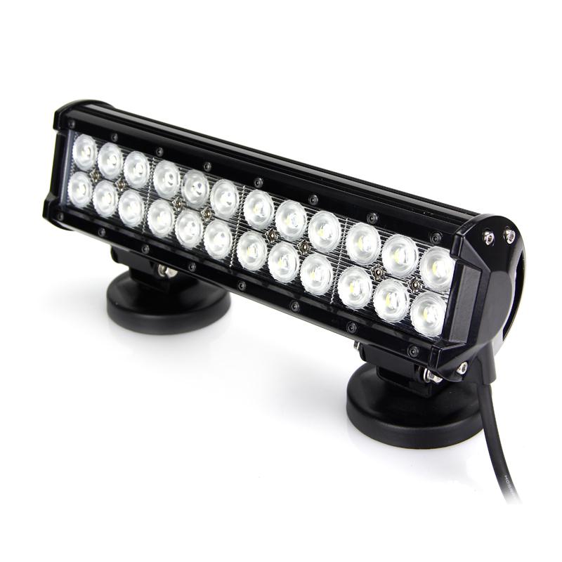 12 inch led spot light bar work 4x4 lightbar 12" led 12v 24v 72w 5040lm 