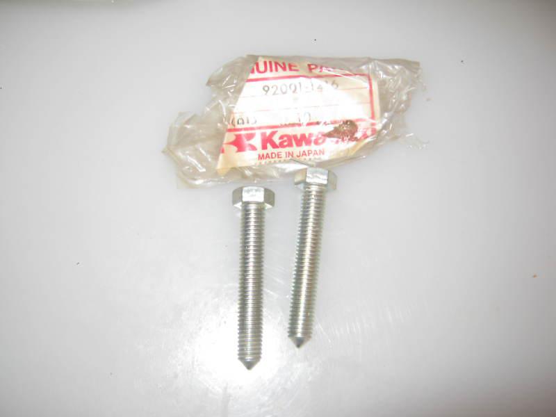 Kawasaki kl250,ke175,kz440,kz400,kz200,kz250 nos chain adjuster bolts 92001-1416