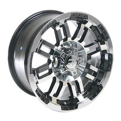 Summit racing series 375 black ultimate eight wheel 16"x8" 5x114.3mm bc