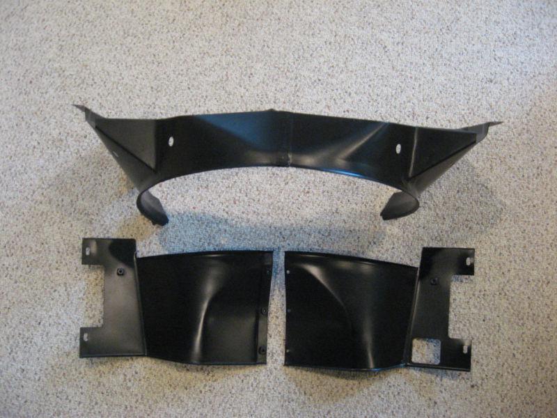 60-62 corvette three piece radiator shroud