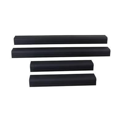 Auto ventshade door sill protectors plastic black dodge ram pickup set of 4