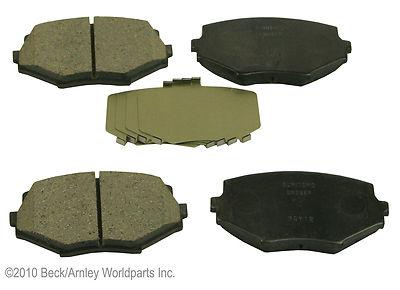 Beck arnley 082-1504 brake pad or shoe, front-disc brake pad