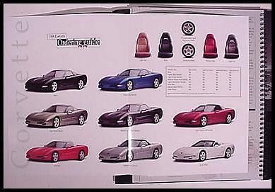 1998 building the next corvette original portfolio album brochure c5 book gm 98 