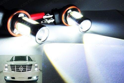 5202 h16 cree led plasma projector bulb daytime driving fog light drl white 16w