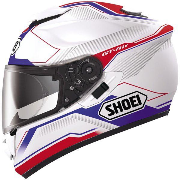 White/blue/red xl shoei gt-air journey full face helmet