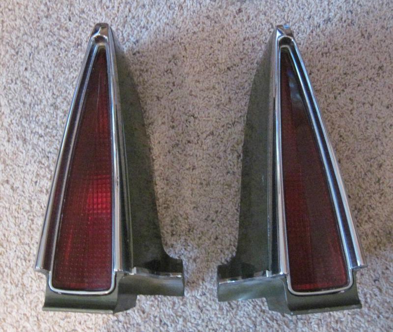 1970 caddillac deville left right tail light assemblies