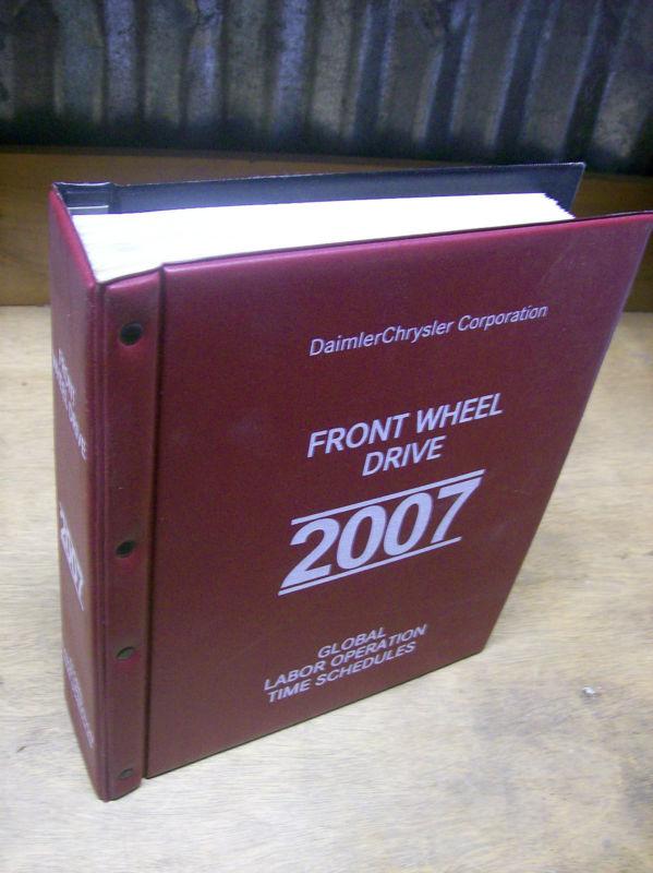 2007 daimler-chrysler front wheel drive global labor operation time schedules