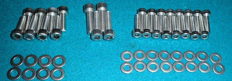 Honda cbx stainless carb bolt screws kit carburetor