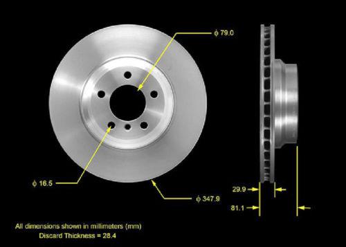 Bendix prt5561 front brake rotor/disc-disc brake rotor