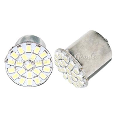 2x 22-led smd 1206 dc 12v 1156 ba15s 1073 1093 car tail signal light white lamp