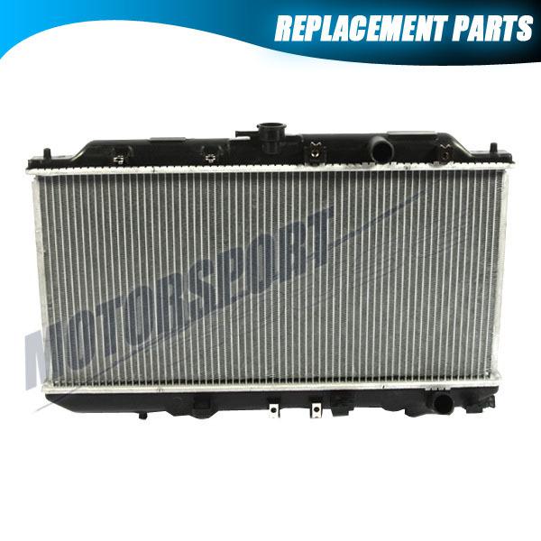 1990-1993 acura integra 1.8l l4 manual 1 row cooling system radiator w/o toc 