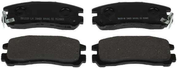 Altrom imports atm d842m - brake pads - rear, metallic