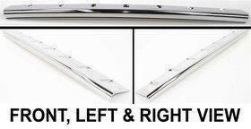 1dl48sz0aa chrome new bumper trim front jeep liberty 2011 2010 2009 2008 parts