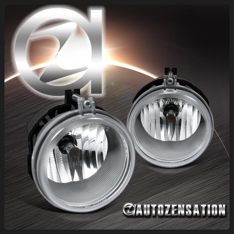 Dodge charger caliber nitro chrome clear bumper driving fog lights+switch