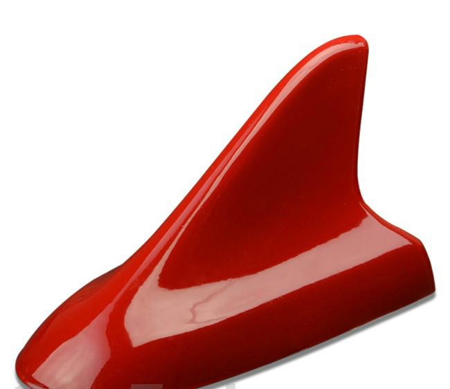 Red buick style shark fin roof top mount antenna decorative aerial dummy audi vw