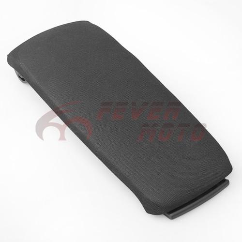 Leatherette center console armrest cover black for 2000-2006 audi a6 