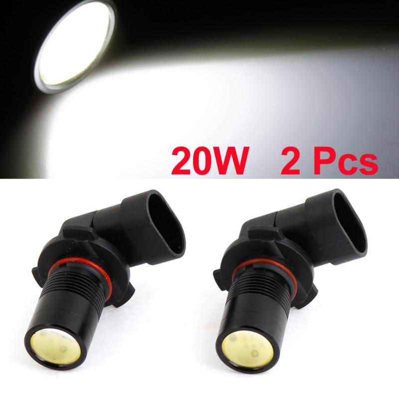 2 pcs white smd r3 led 9005 bayonet car auto headlight fog light lamp 20w