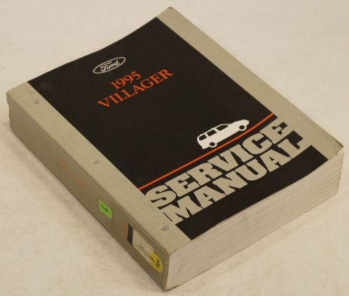 1995 mercury villager factory service shop manual just like dealership uses 3724