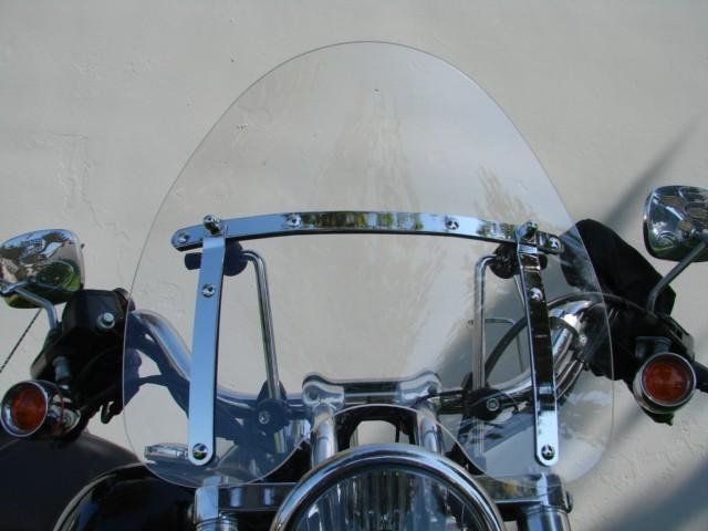 Lrg 19x17 windshield for harley springer sportster dyna glide softail fx fl vrod