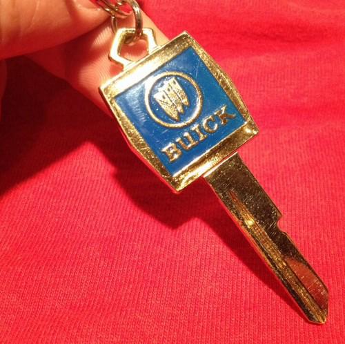 1979 buick gold vintage nos crest key tri shield gm ignition blank uncut b 48 h