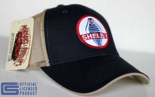 Shelby truckers hat looks cool is ready for lemans action gear headz products