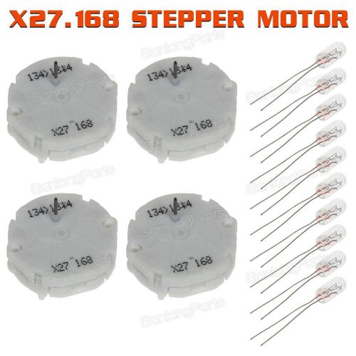 4x x27.168 stepper motor cluster speedometer gauge instrument + 5mm white bulbs